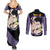 Gotenks - Dragon Ball Couples Matching Summer Maxi Dress and Long Sleeve Button Shirt