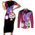 Fat Majin Buu - Dragon Ball Couples Matching Short Sleeve Bodycon Dress and Long Sleeve Button Shirt