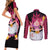 Fat Majin Buu - Dragon Ball Couples Matching Short Sleeve Bodycon Dress and Long Sleeve Button Shirt