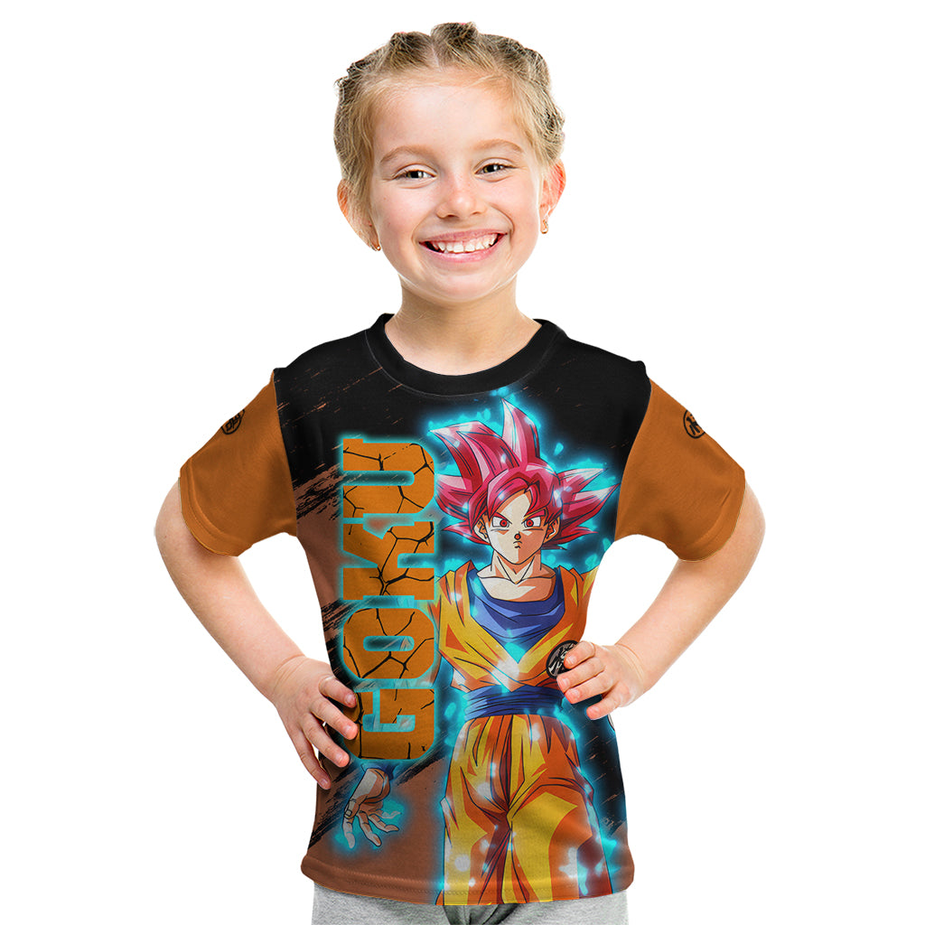 Goku Saiyan God Kid T Shirt