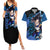 Vegeta Hoodie Dragon Ball Anime Couples Matching Summer Maxi Dress and Hawaiian Shirt