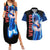 Vegito - Dragon Ball Couples Matching Summer Maxi Dress and Hawaiian Shirt