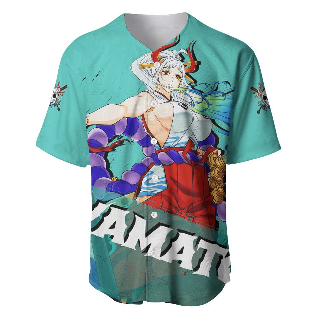 Yamato - One Piece Baseball Jersey Anime Style