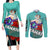Yamato - One Piece Couples Matching Long Sleeve Bodycon Dress and Long Sleeve Button Shirt Anime Style