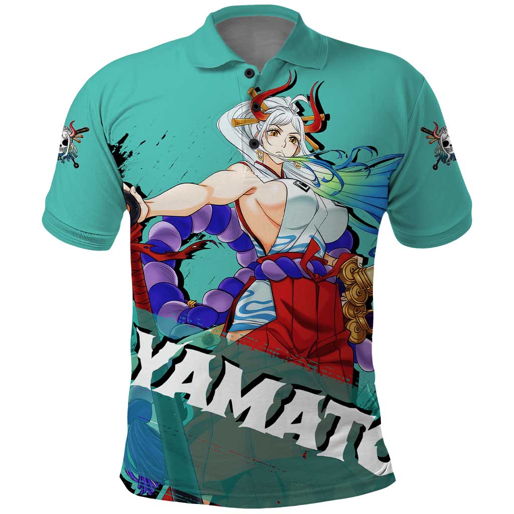 Yamato - One Piece Polo Shirt Anime Style