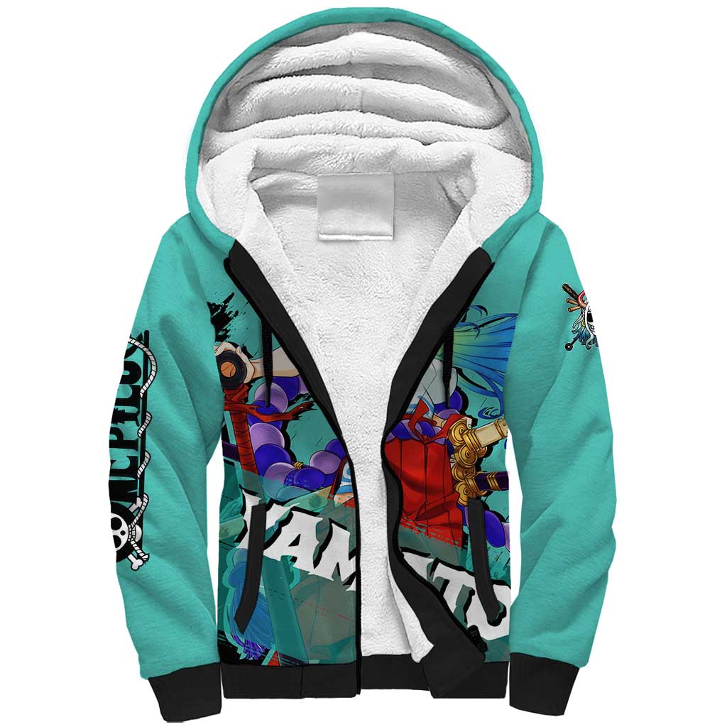 Yamato - One Piece Sherpa Hoodie Anime Style