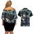 Muichiro Tokito - Demon Slayer Couples Matching Off Shoulder Short Dress and Hawaiian Shirt Anime Mix Pattern Style