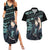 Muichiro Tokito - Demon Slayer Couples Matching Summer Maxi Dress and Hawaiian Shirt Anime Mix Pattern Style