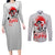Luffy - One Piece Couples Matching Long Sleeve Bodycon Dress and Long Sleeve Button Shirt Anime Style