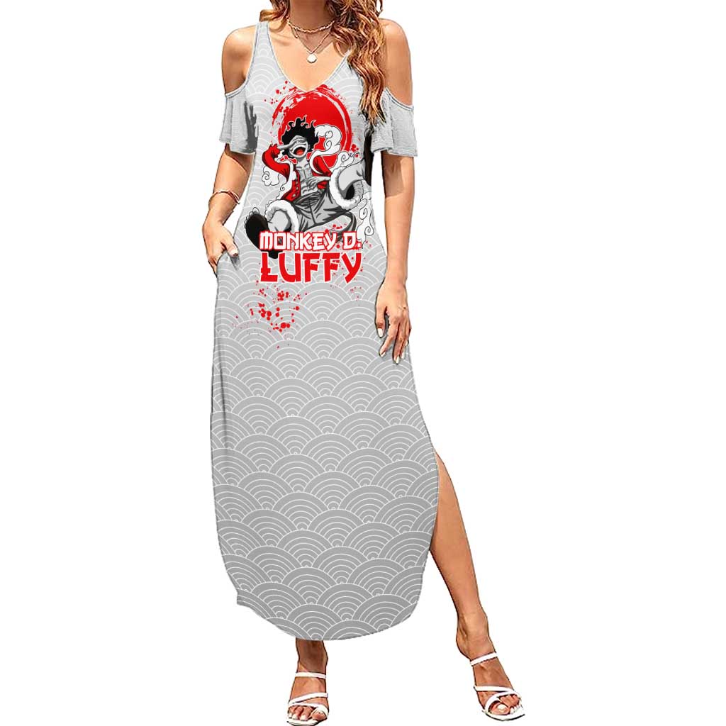 Luffy - One Piece Summer Maxi Dress Anime Style