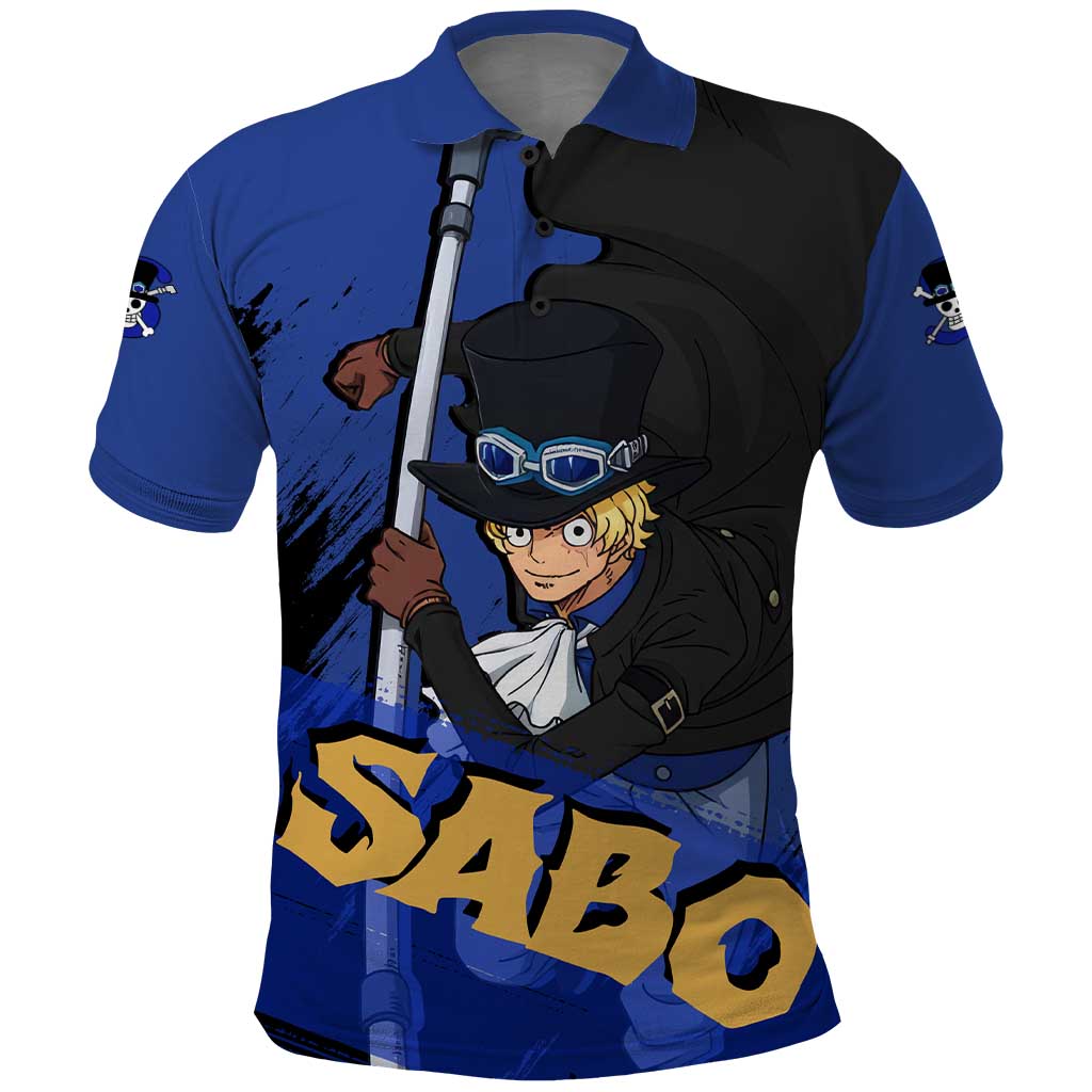 Sabo - One Piece Polo Shirt Anime Style