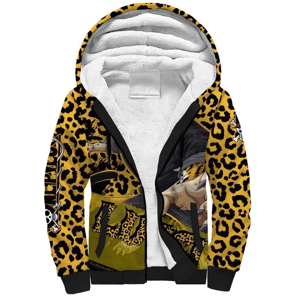 Rob Lucci - One Piece Sherpa Hoodie Anime Style