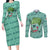 Bulbasaur - Pokemon Couples Matching Long Sleeve Bodycon Dress and Long Sleeve Button Shirt Anime Style