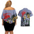 Arlong - One Piece Couples Matching Off Shoulder Short Dress and Hawaiian Shirt Anime Style