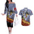 Arlong - One Piece Couples Matching Off The Shoulder Long Sleeve Dress and Hawaiian Shirt Anime Style