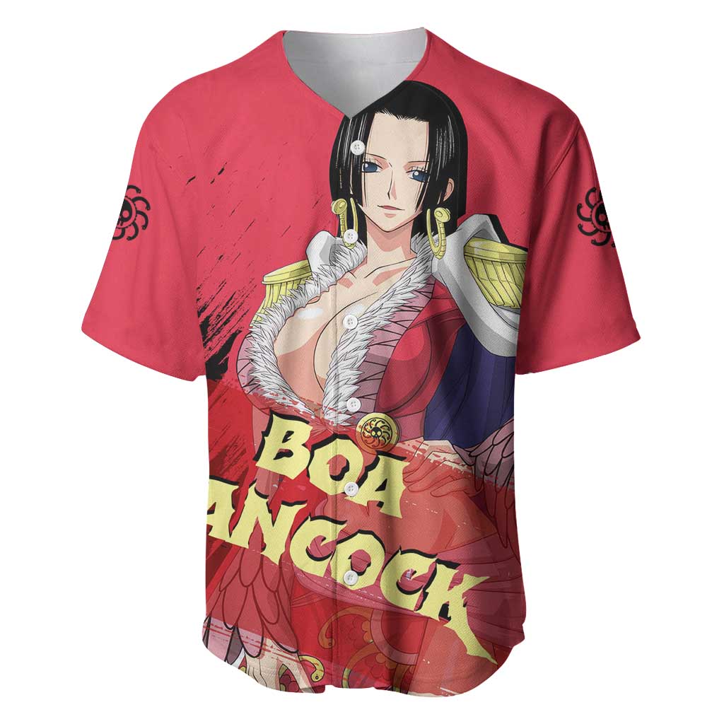 Boa Hancock - One Piece Baseball Jersey Anime Style