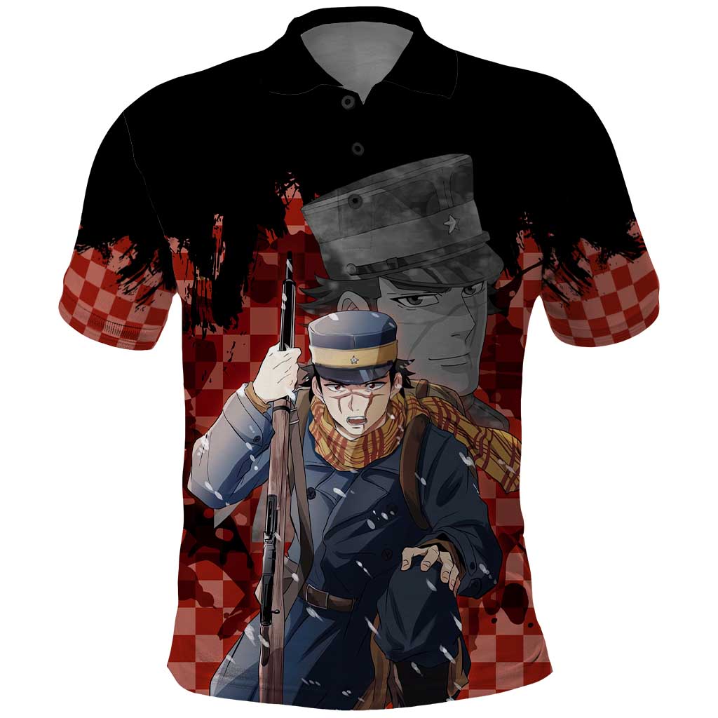 Saichi Sugimoto - Golden Kamuy Polo Shirt Anime Style