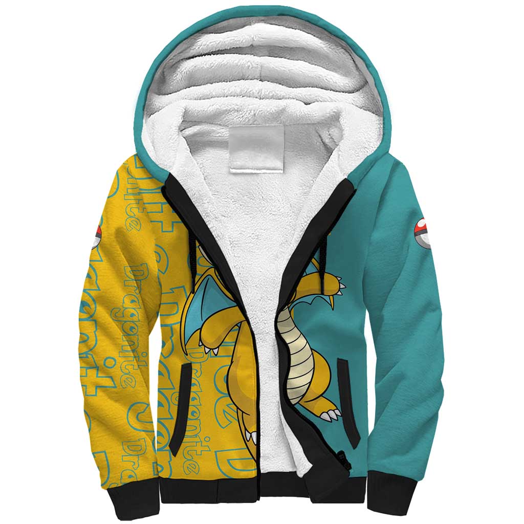 Dragonite - Pokemon Sherpa Hoodie Anime Style