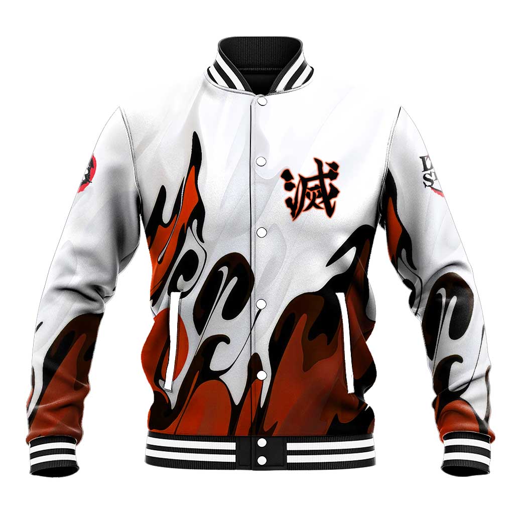 Rengoku Kyojuro - Demon Slayer Baseball Jacket Anime Style