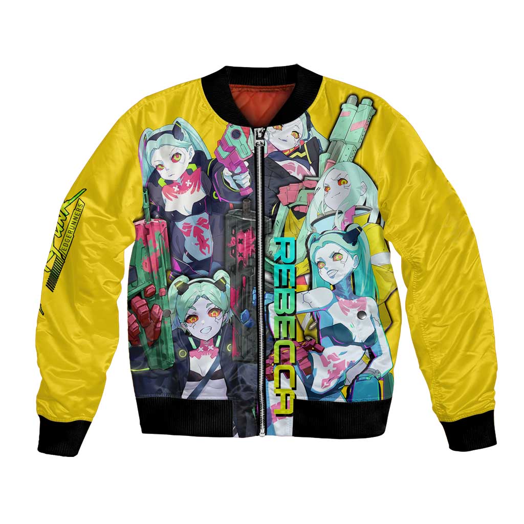 Rebecca - Cyberpunk: Edgerunners Bomber Jacket Anime Style