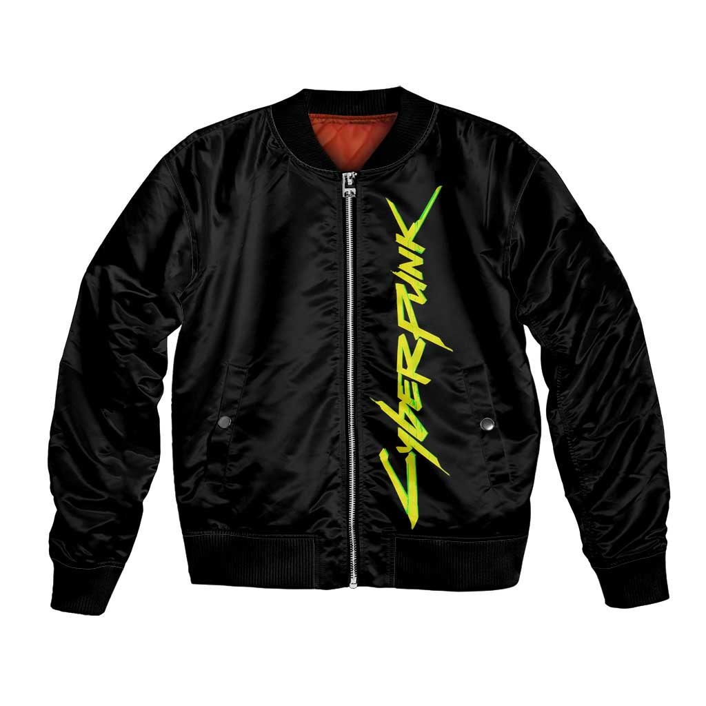 Samurai - Cyberpunk Bomber Jacket Anime Style