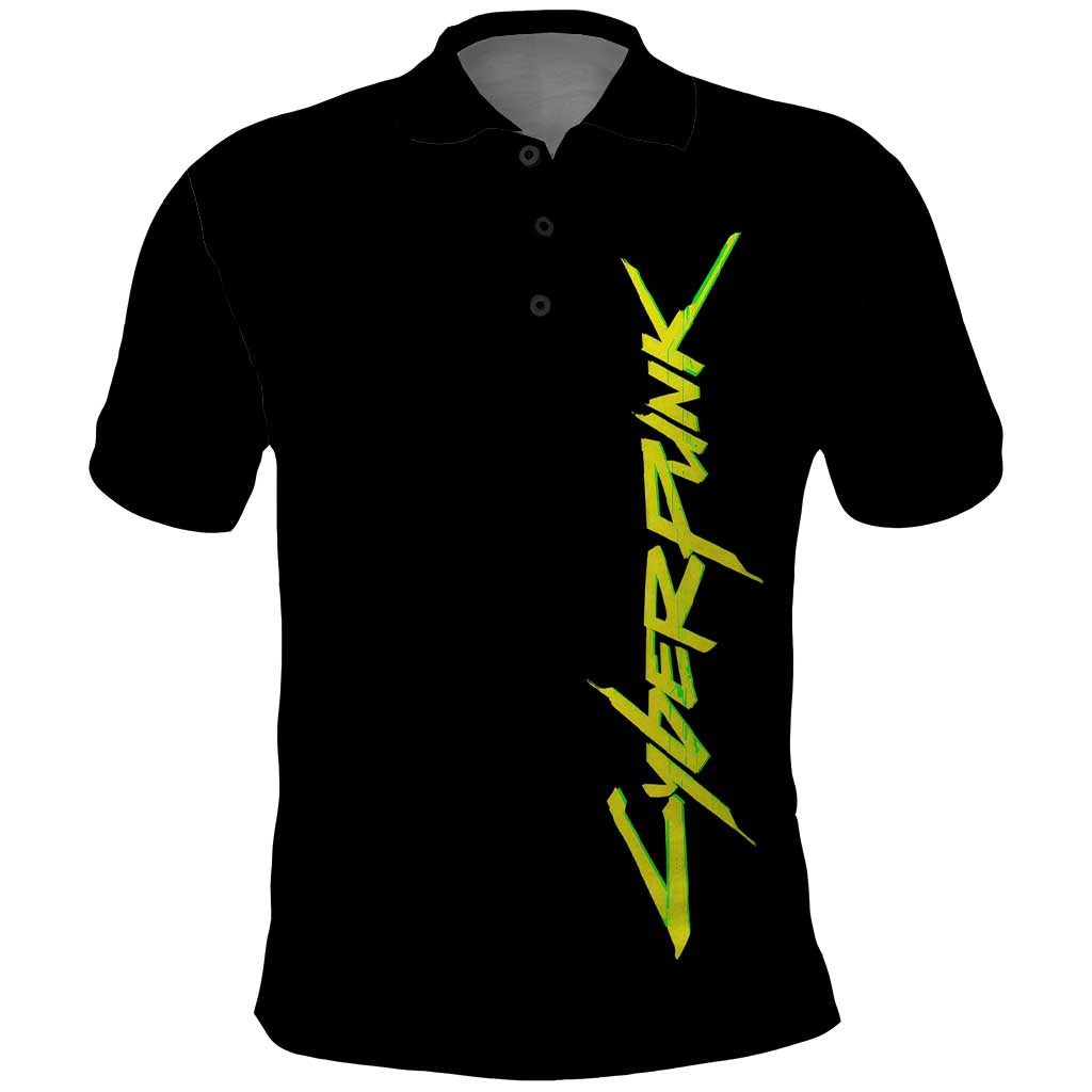 Samurai - Cyberpunk Polo Shirt Anime Style