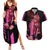 Mirai Nikki - Future Diary Couples Matching Summer Maxi Dress and Hawaiian Shirt Anime Style