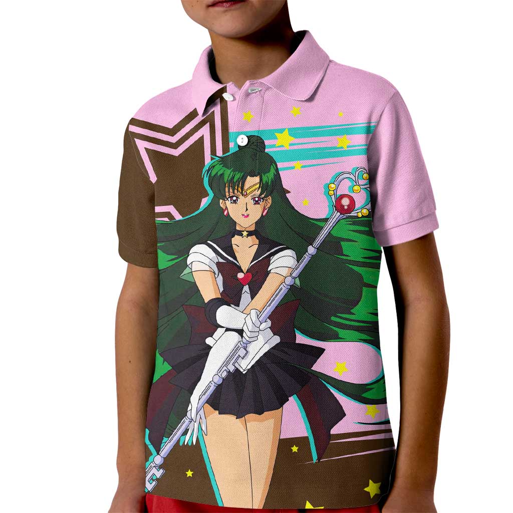 Sailor Pluto Setsuna Meioh - Sailpor Moon Kid Polo Shirt Anime Style