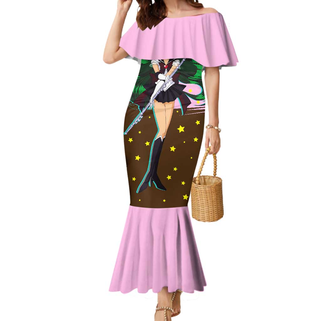 Sailor Pluto Setsuna Meioh - Sailpor Moon Mermaid Dress Anime Style