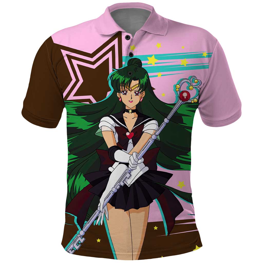 Sailor Pluto Setsuna Meioh - Sailpor Moon Polo Shirt Anime Style