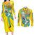 Shun Kaidou - Saiki K Couples Matching Long Sleeve Bodycon Dress and Long Sleeve Button Shirt Anime Style