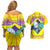 Shun Kaidou - Saiki K Couples Matching Off Shoulder Short Dress and Hawaiian Shirt Anime Style