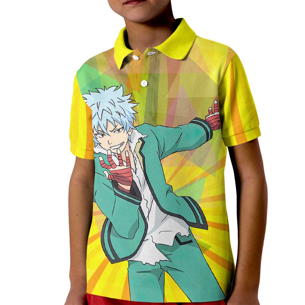 Shun Kaidou - Saiki K Kid Polo Shirt Anime Style