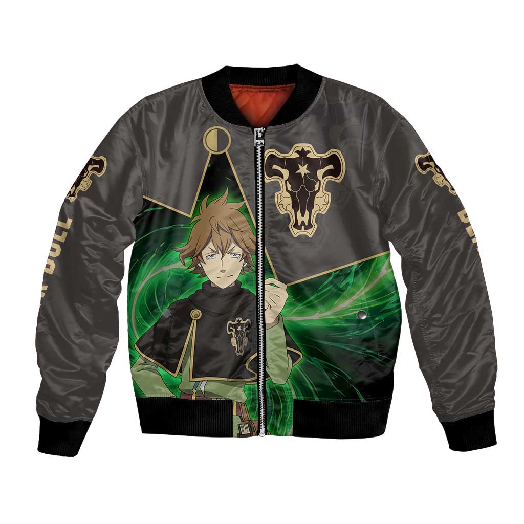 Black Bull Finral Roulacase - Black Clover Bomber Jacket Anime Style