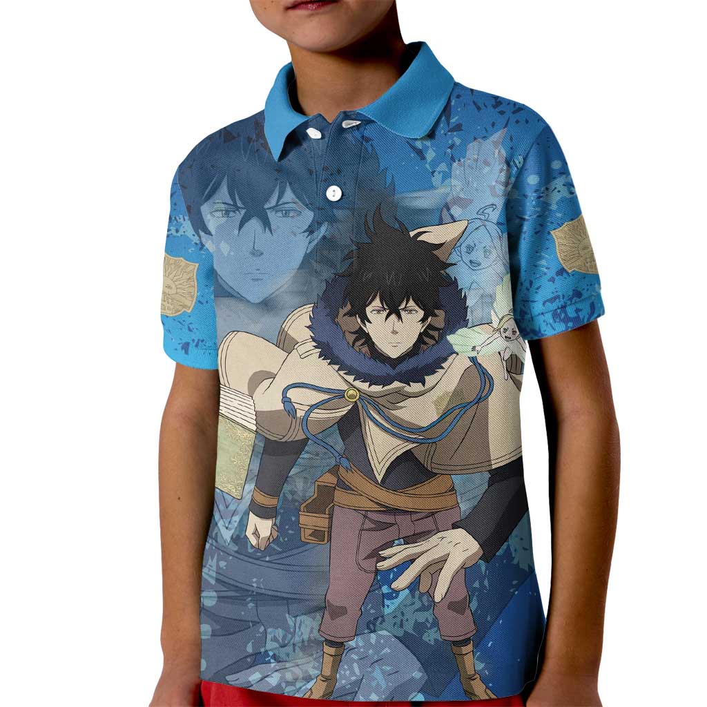 Golden Dawn Yuno - Black Clover M Kid Polo Shirt Anime Style