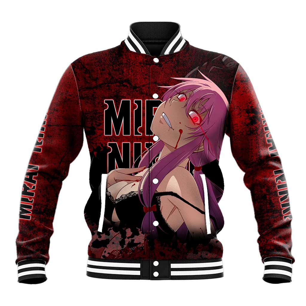 Yuno Gasai - Future Diary Baseball Jacket Anime Style