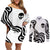 skull-couples-matching-off-shoulder-short-dress-and-long-sleeve-button-shirts-born-to-die