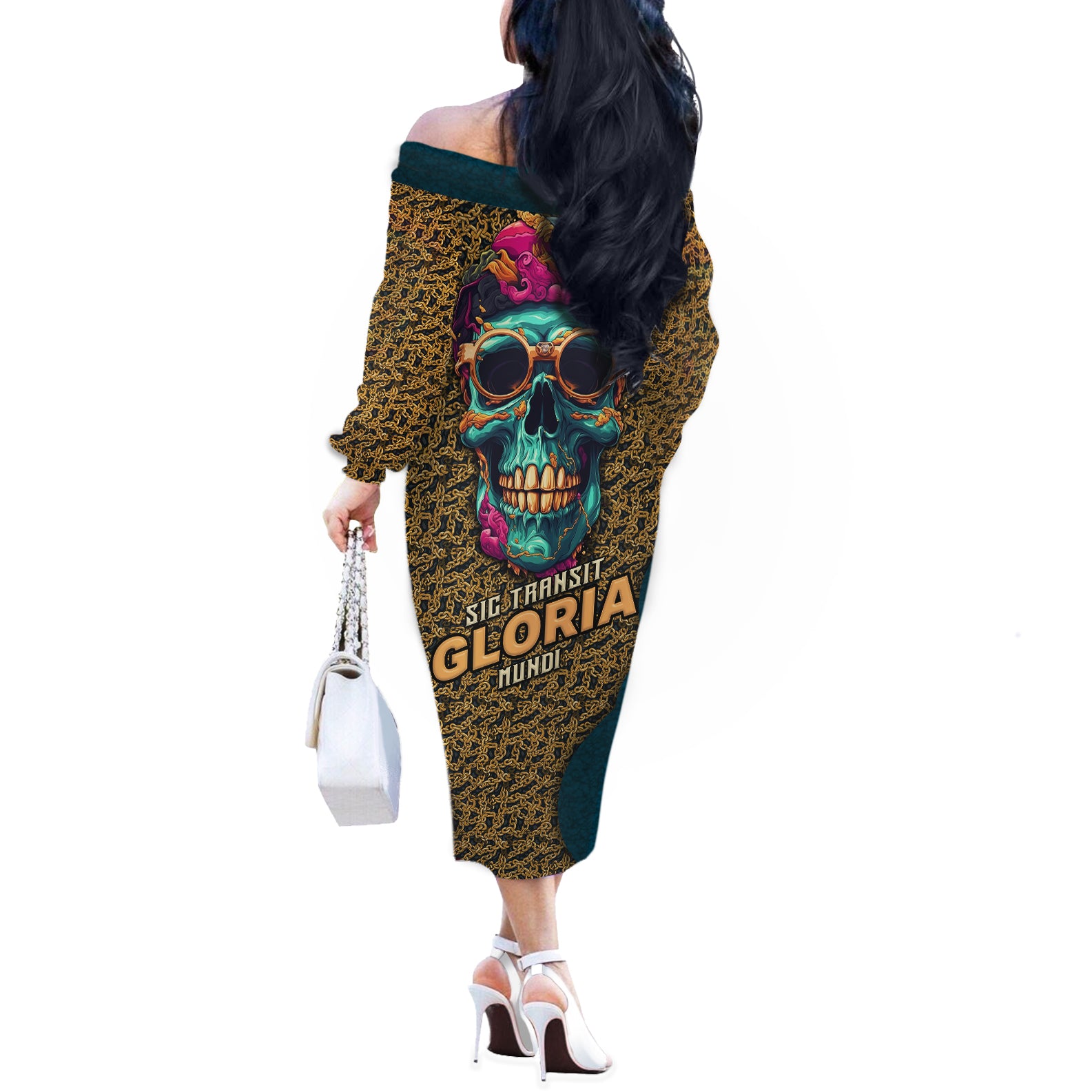 skull-gang-off-the-shoulder-long-sleeve-dress-sic-transit-gloria-mundi