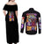 4th Great Shinobi War Naruto Shippuden Couples Matching Off Shoulder Maxi Dress and Long Sleeve Button Shirt Japan Anime Style