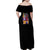 4th Great Shinobi War Naruto Shippuden Family Matching Off Shoulder Maxi Dress and Hawaiian Shirt Japan Anime Style