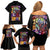 4th Great Shinobi War Naruto Shippuden Family Matching Off Shoulder Short Dress and Hawaiian Shirt Japan Anime Style