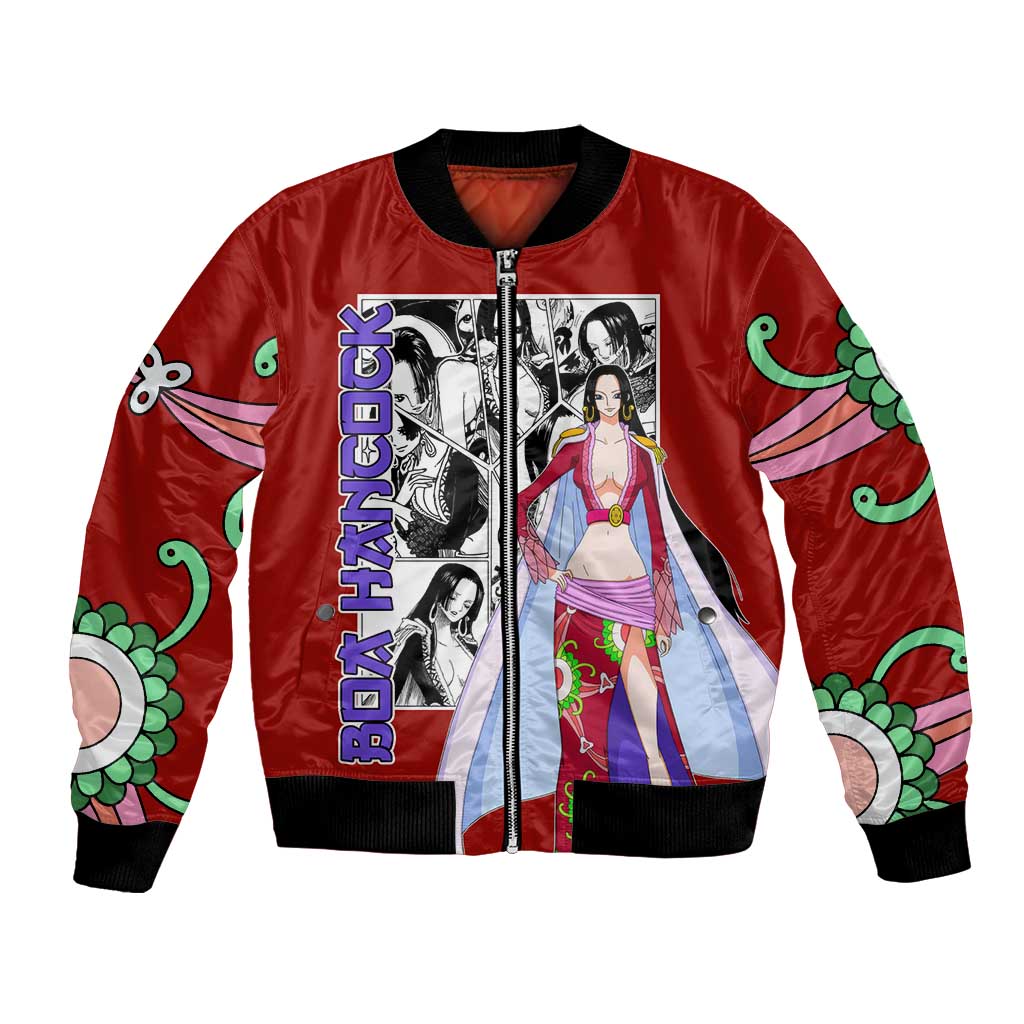 Boa Hancock - One Piece Bomber Jacket Anime Mix Manga Style