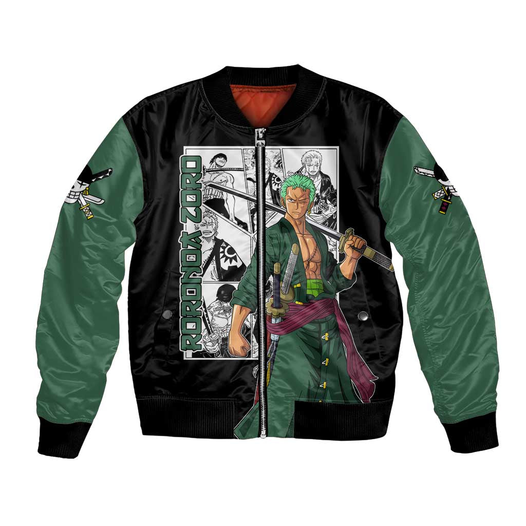 Roronoa Zoro - One Piece Bomber Jacket Anime Mix Manga Style