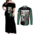 Roronoa Zoro - One Piece Couples Matching Off Shoulder Maxi Dress and Long Sleeve Button Shirt Anime Mix Manga Style