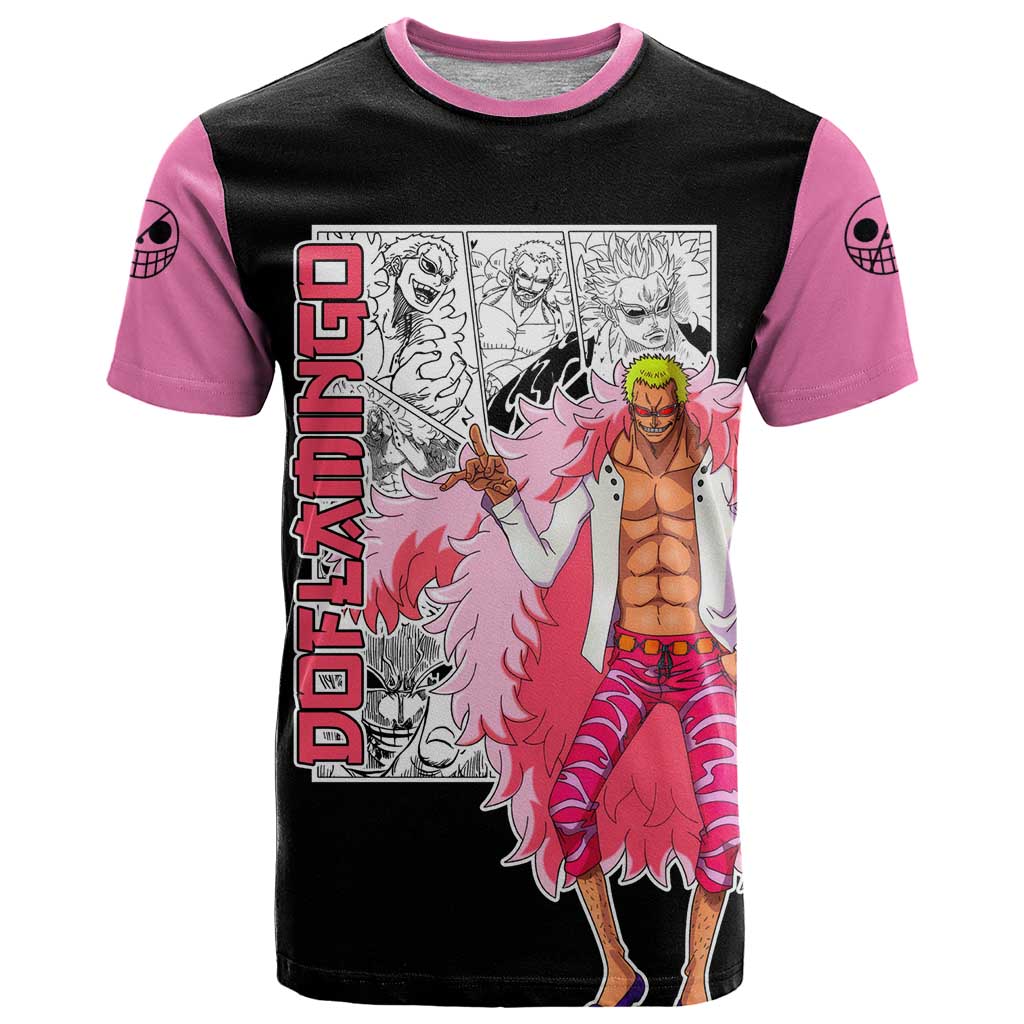 Doflamingo - One Piece T Shirt Anime Mix Manga Style