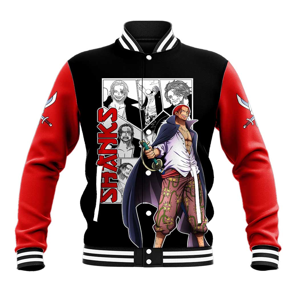 Yonko Shanks - One Piece Baseball Jacket Anime Mix Manga Style