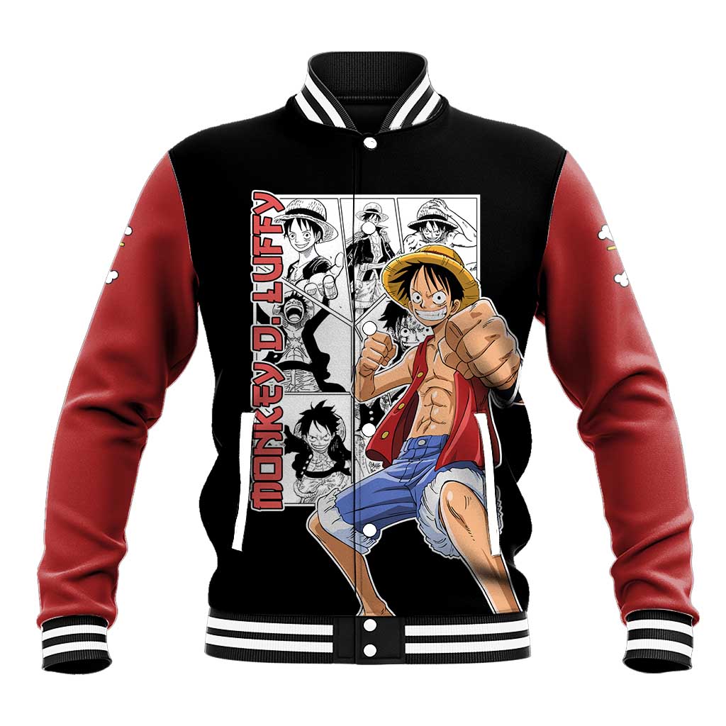 Monkey D. Luffy - One Piece Baseball Jacket Anime Mix Manga Style