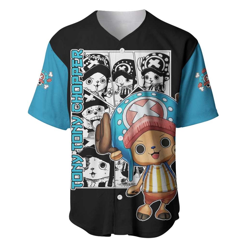 Tony Tony Chopper - One Piece Baseball Jersey Anime Mix Manga Style