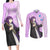 Fern - Frieren Couples Matching Long Sleeve Bodycon Dress and Long Sleeve Button Shirt Anime Style