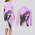 Fern - Frieren Couples Matching Long Sleeve Bodycon Dress and Long Sleeve Button Shirt Anime Style